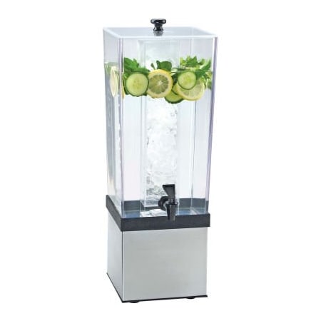 Cal-Mil Cal-Mil 3324-3INF-55 Econo Beverage Dispenser W/Inf. Chamber 3 Gal. 7-1/2"W x 9-1/2"D x 23-1/2"H SS 3324-3INF-55